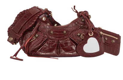Croc Embossed Le Cagole XS, front view